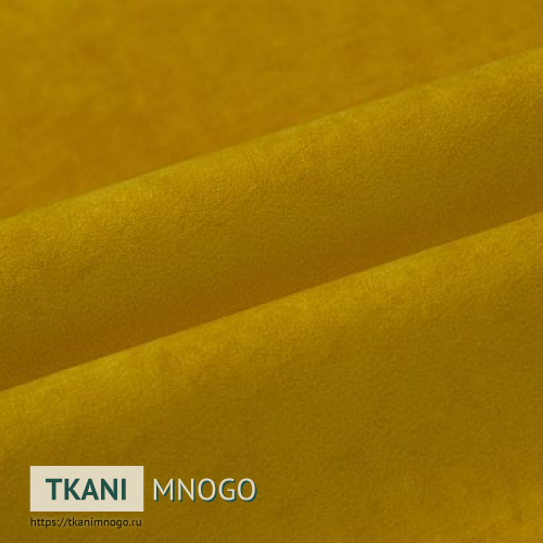 Фото “19” (однотонный желтый) - материала бархата