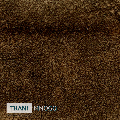 Фото материала велюра “Кама 11” (узор коричневый)