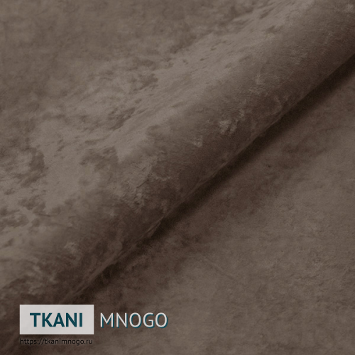 Фото внешнего вида велюра “4” (однотонный коричневый)