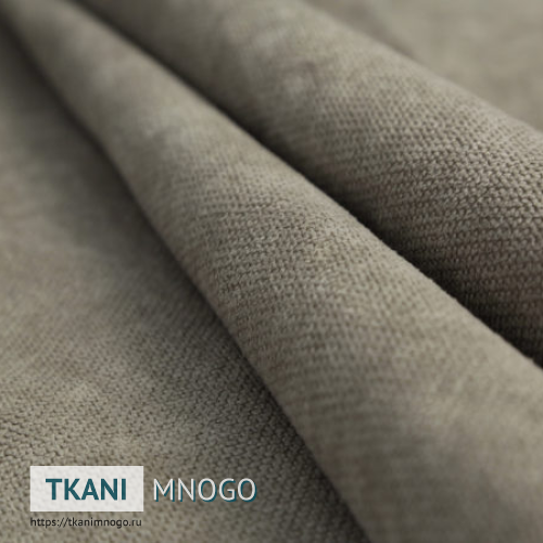 Фото внешнего вида велюра “25” (однотонный серый)