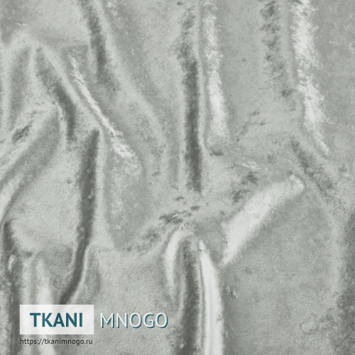 Фото обивки велюра “12” (однотонный серый)