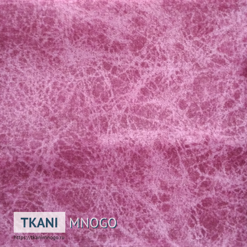 Фото материала велюра “2-17” (узор розовый)
