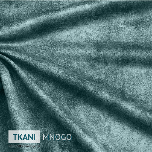 Фото обивки велюра “Yura-15” (однотонный голубой)