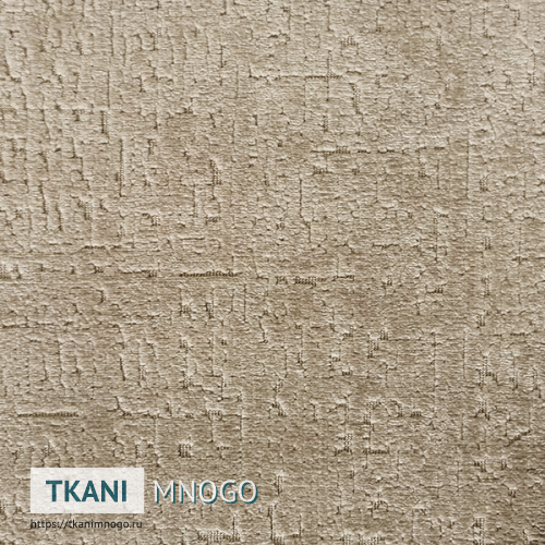 Фото внешнего вида велюра “Grom-3” (однотонный бежевый)